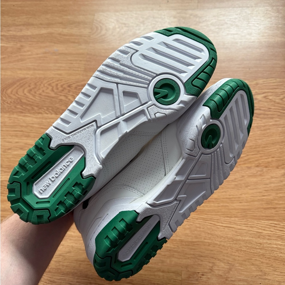 New Balance 550 White and Green - Picture 7 of 8